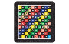 1-100 Snakes & Ladders Half Solid