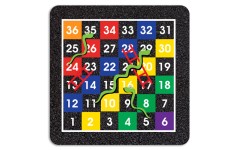 1-36 Snakes & Ladders Half Solid