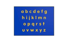 Alphabet Lower Case Play Panel