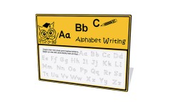 Alphabet Writing Play Panel