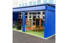Early Years Canopy with Roller Shutters
