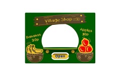 Village Shop Play Panel