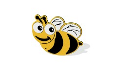 Mini Beast Bee Plaque