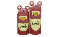 Large Bear Litter Bin