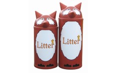 Small Fox Litter Bin