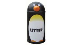 Small Penguin Litter Bin