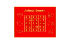 Animal Search Play Panel