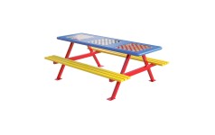 Junior Picnic Bench with Games Top